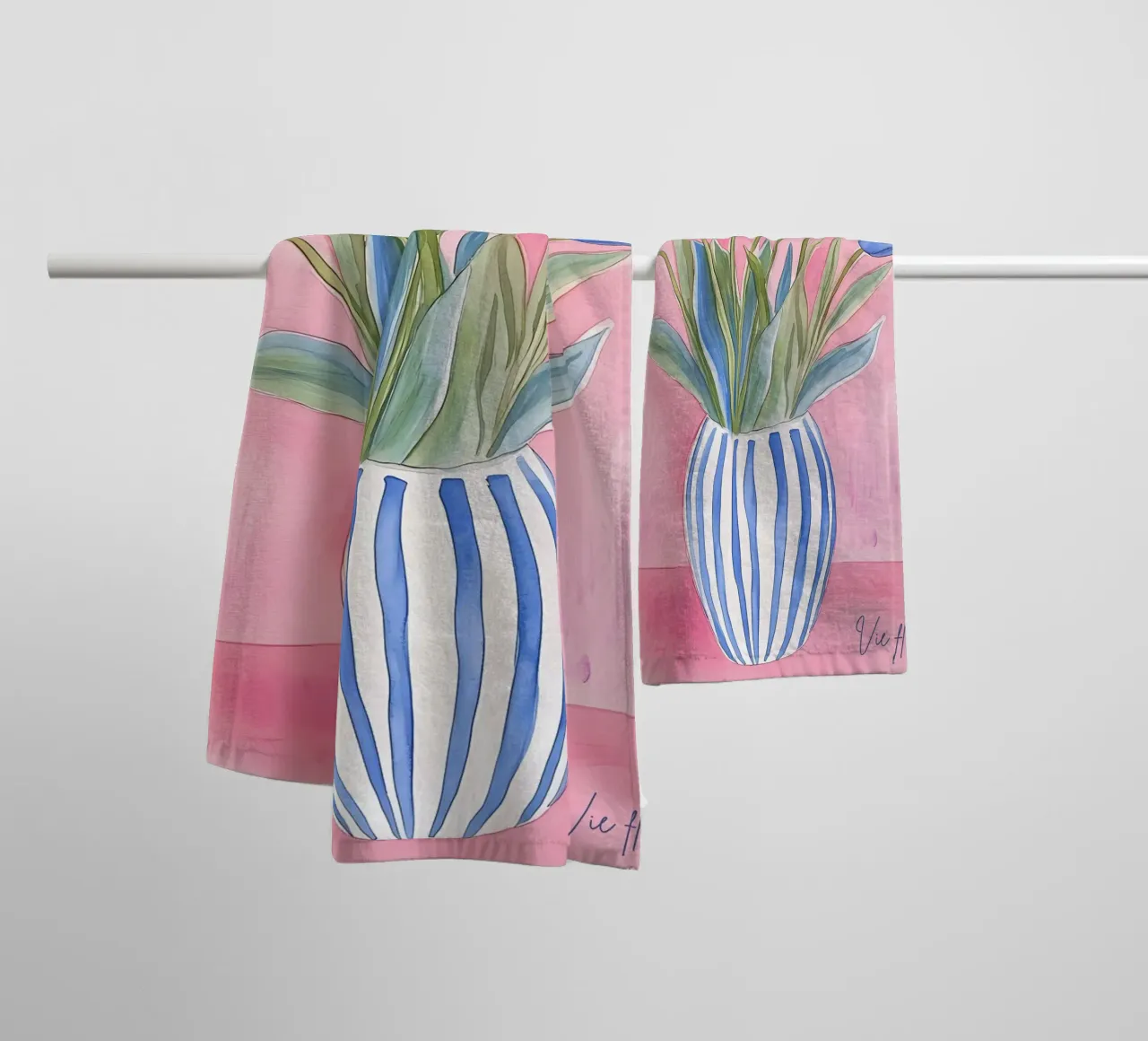 Tulips in Vase towel by IamHomeStudio