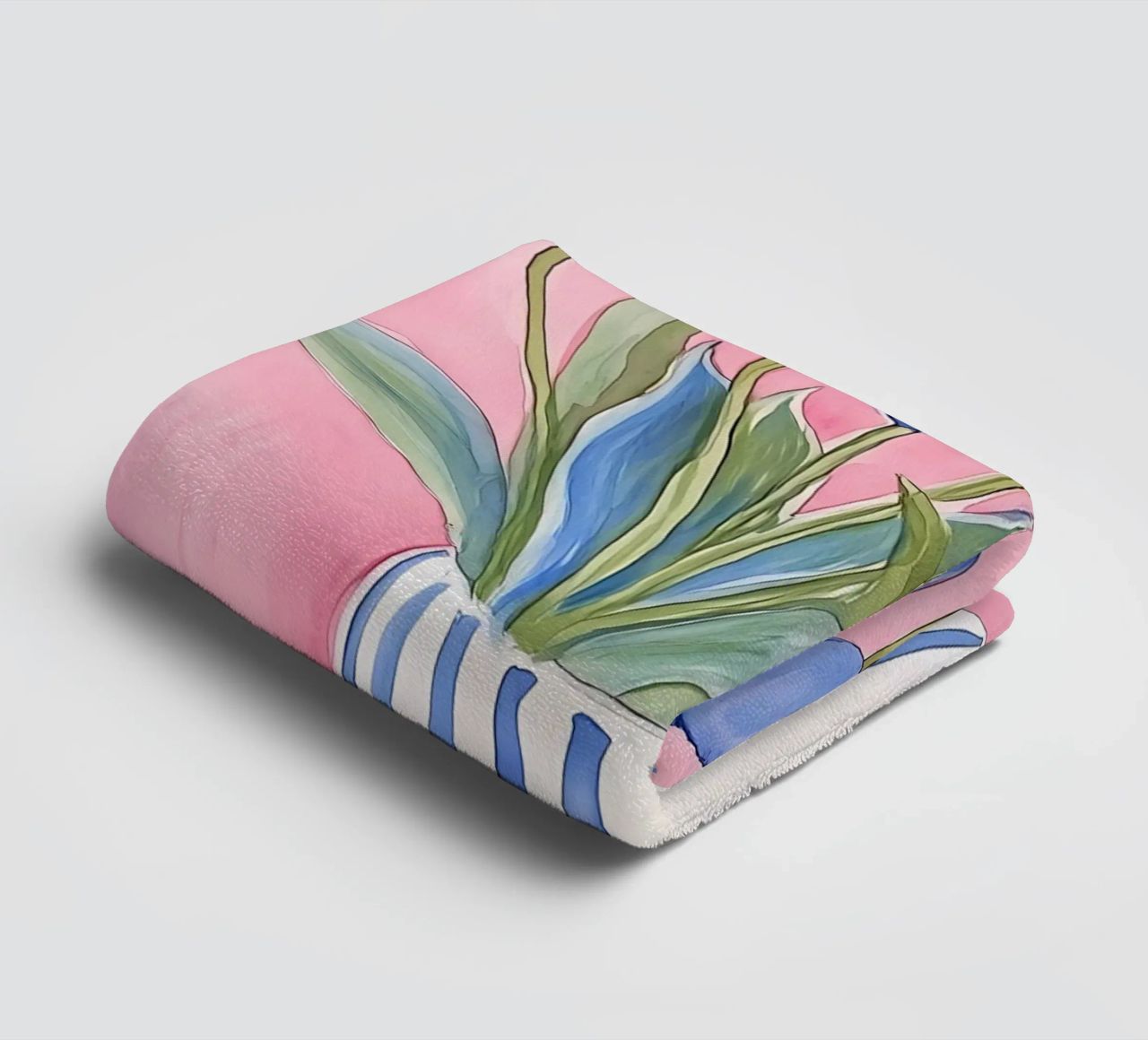 Tulipani in vaso asciugamano da bagno da Olga Wildrose
