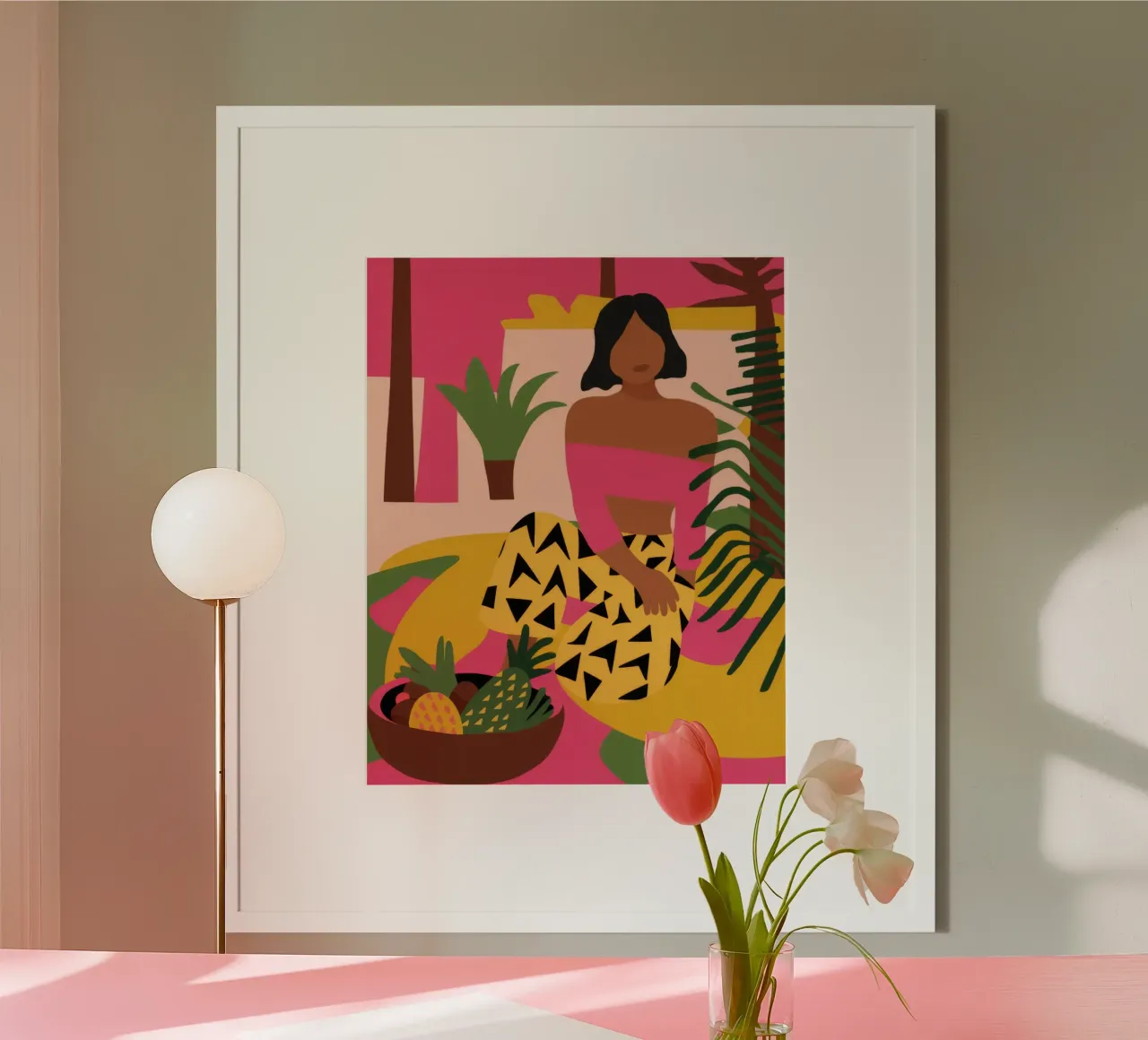 Exotisch fruit mijmering poster van Prism Palette