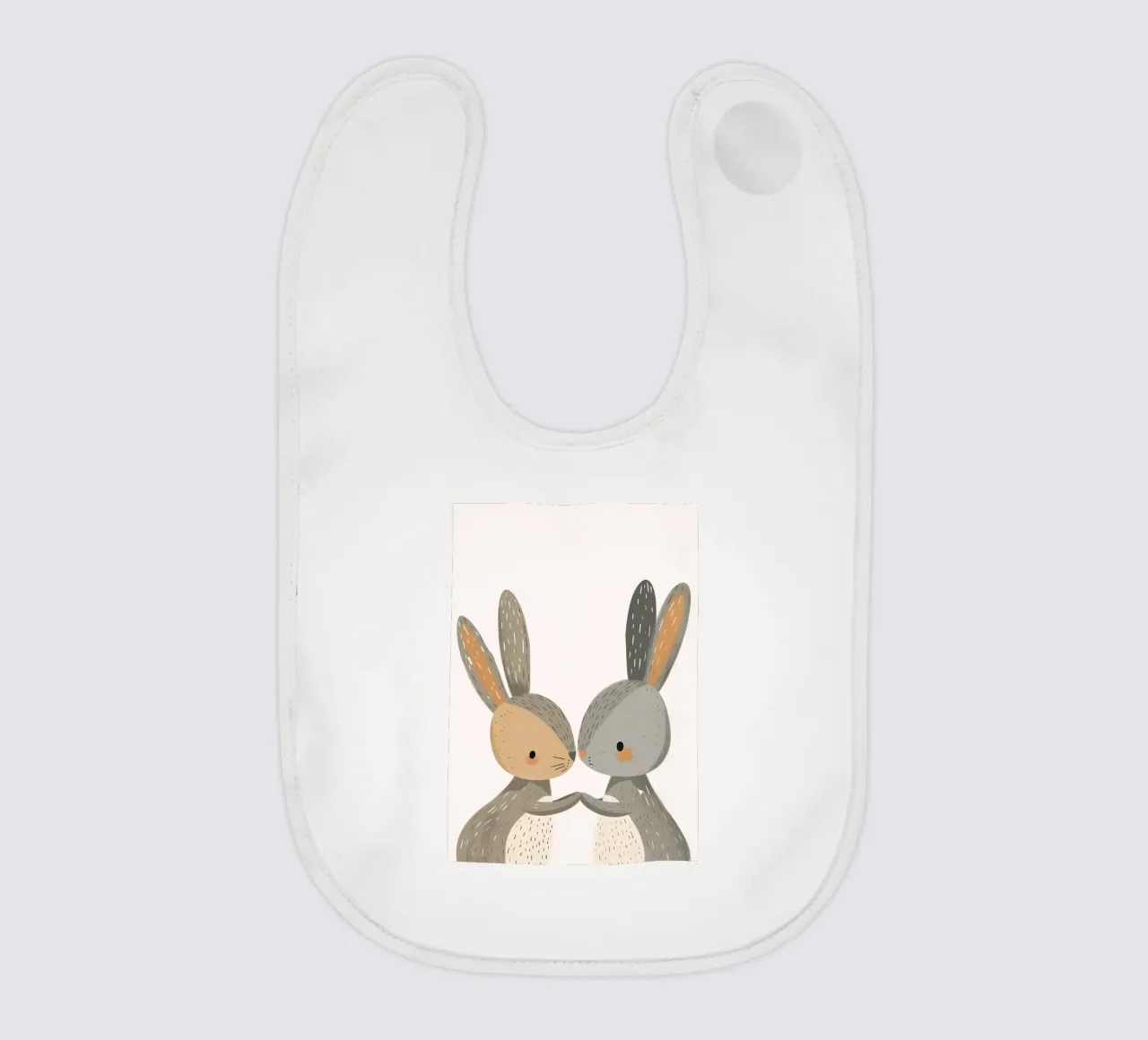 Hasenduo Babylätzchen von KidzStudio