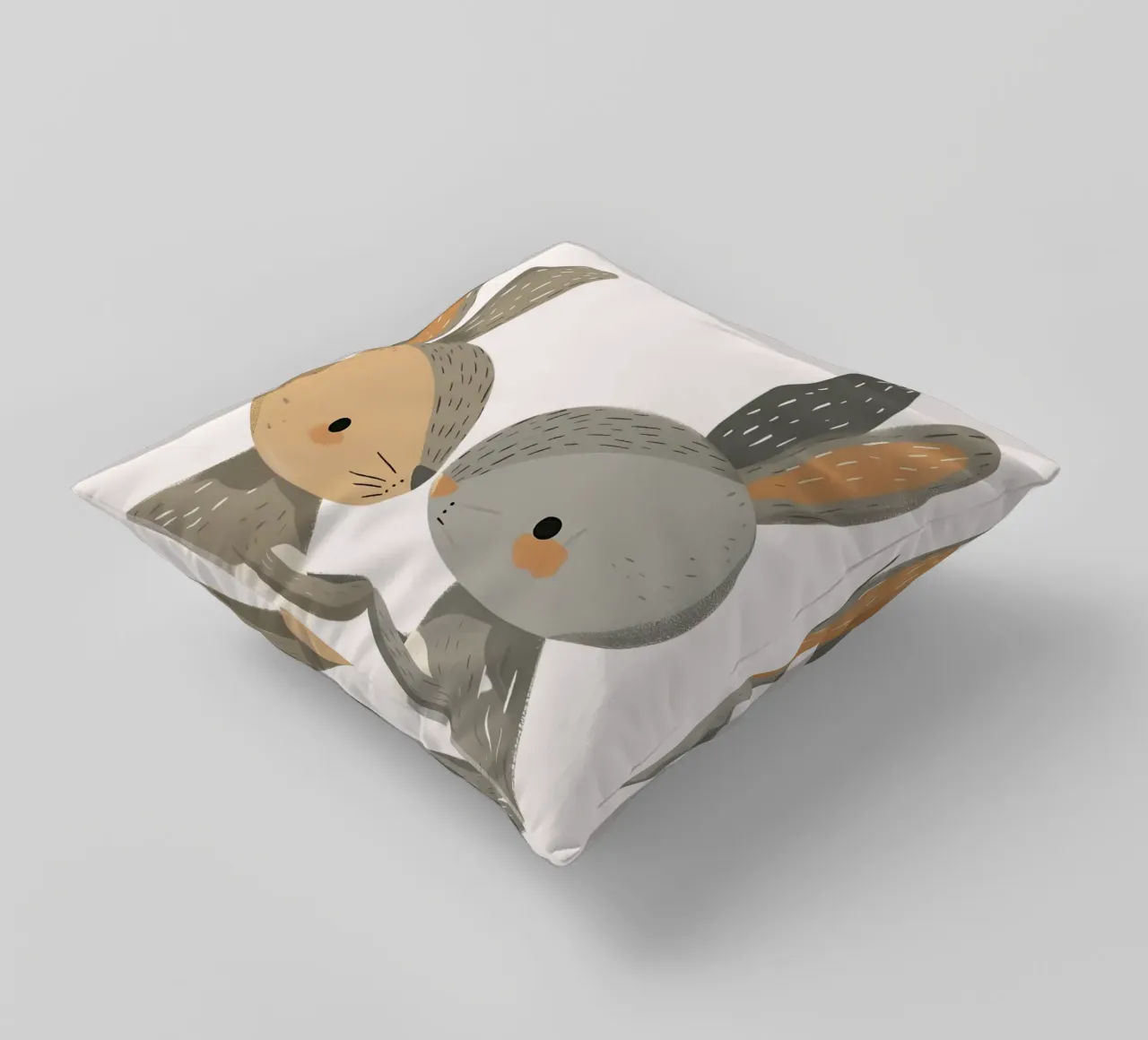 Duo di coniglietti cuscino da KidzStudio