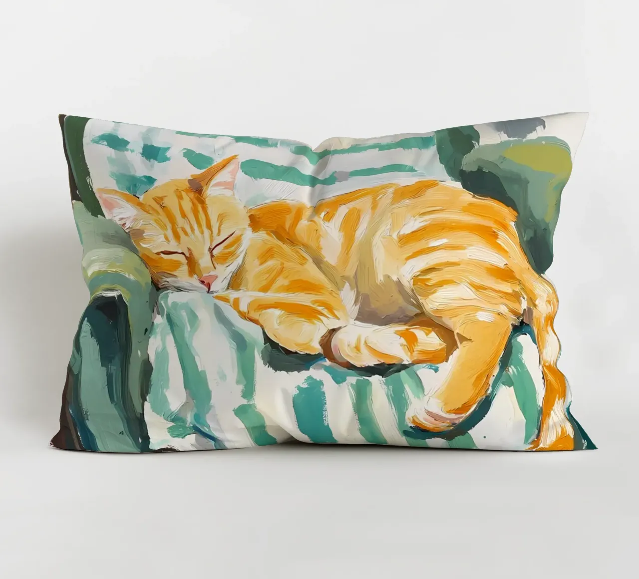 Gatto che dorme cuscino da IamHomeStudio