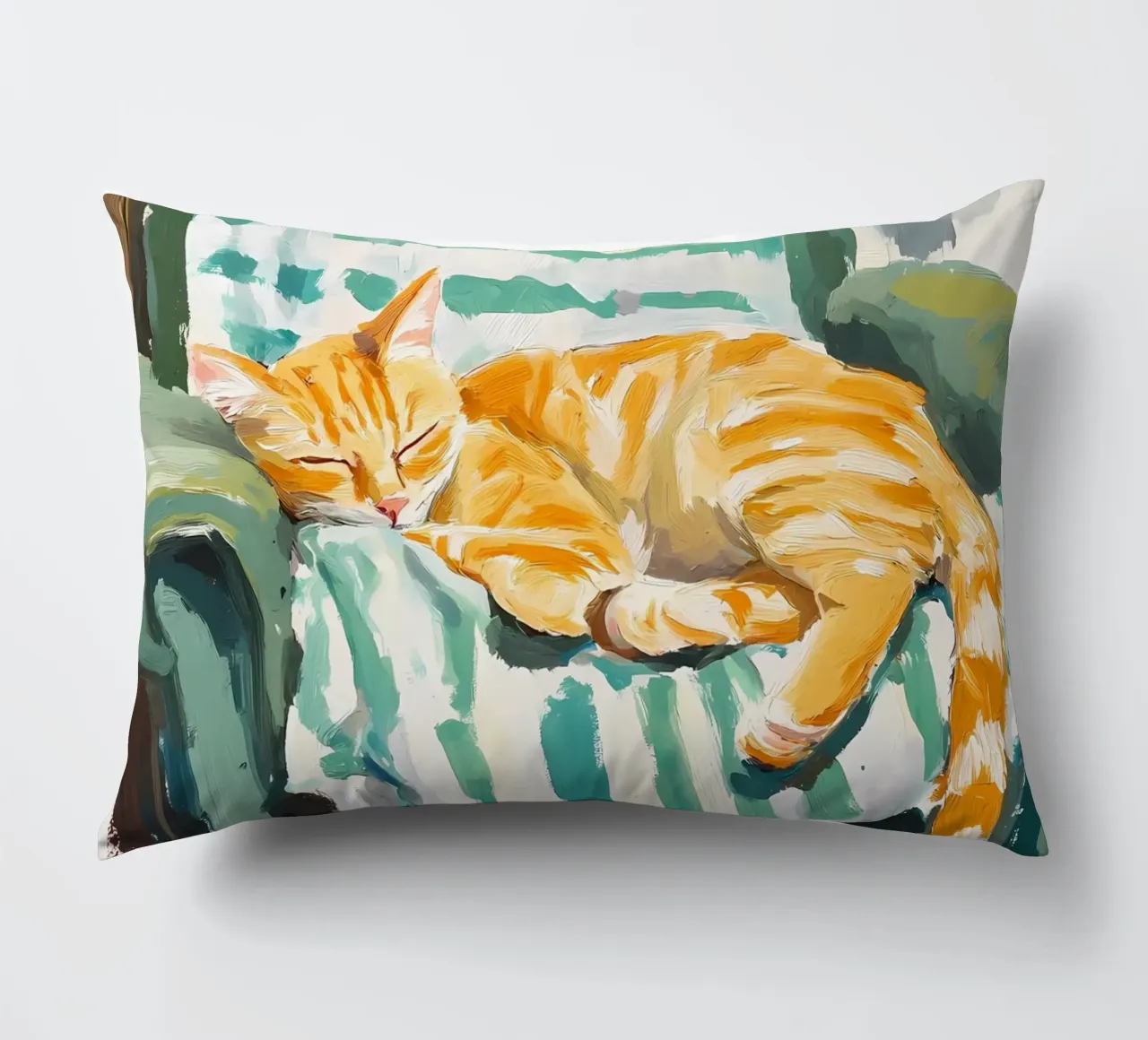 Gatto che dorme cuscino da IamHomeStudio