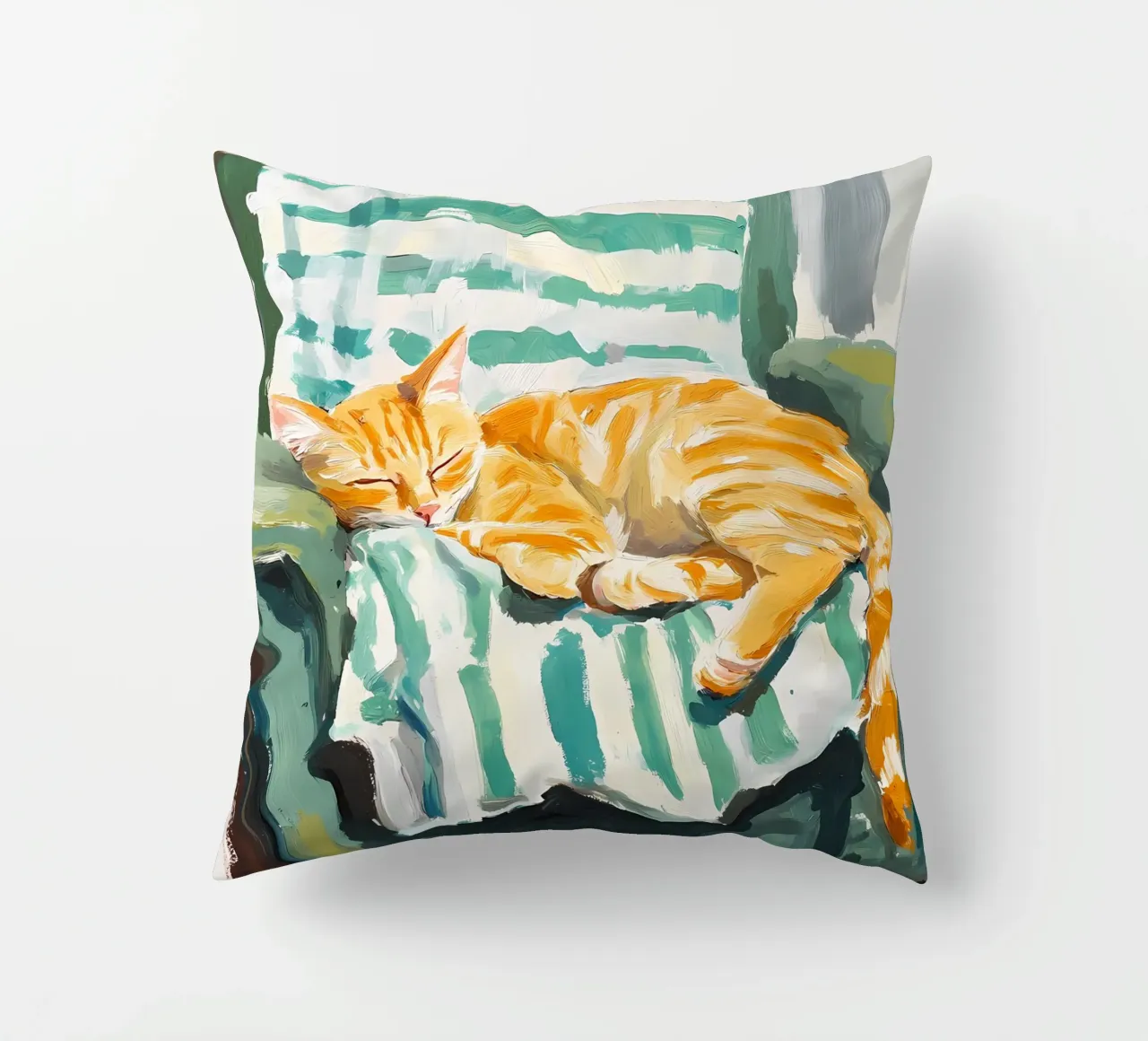 Gatto che dorme cuscino da IamHomeStudio