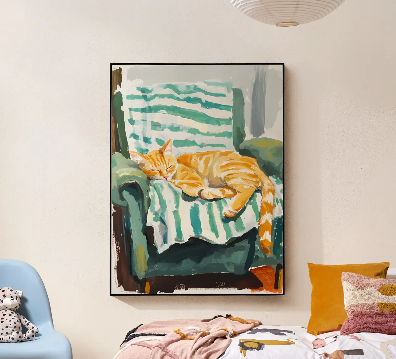 Gatto che dorme plexiglass da IamHomeStudio
