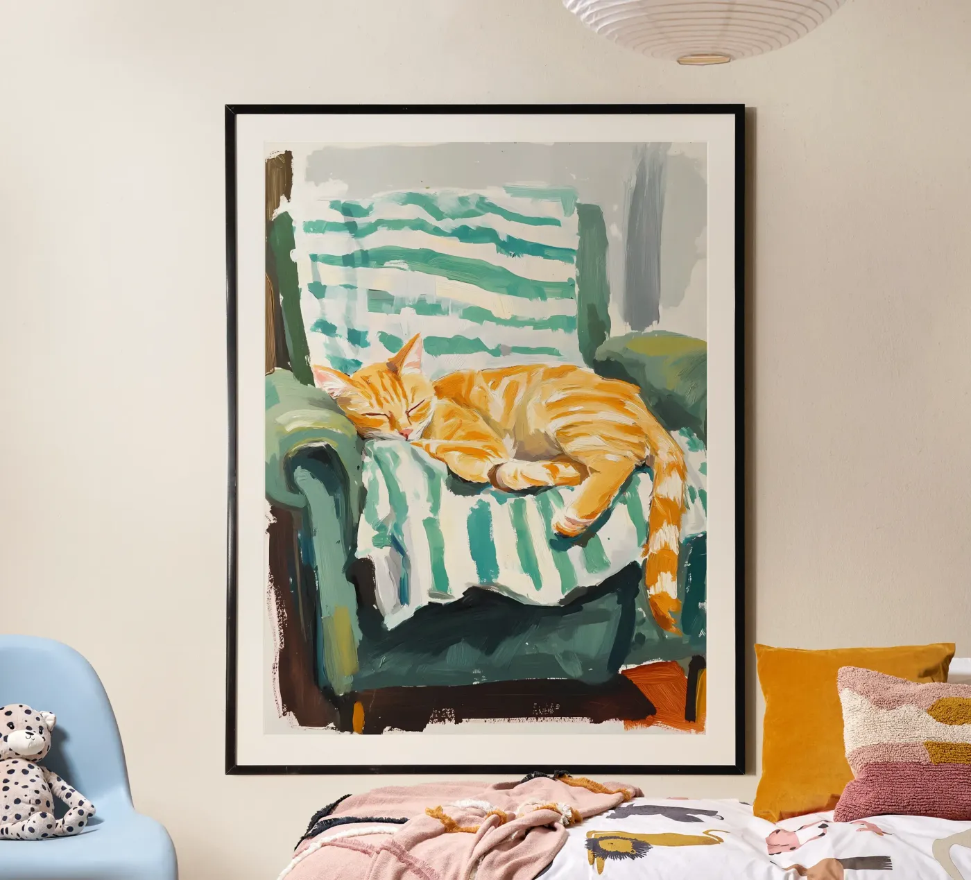 Gatto che dorme poster da IamHomeStudio