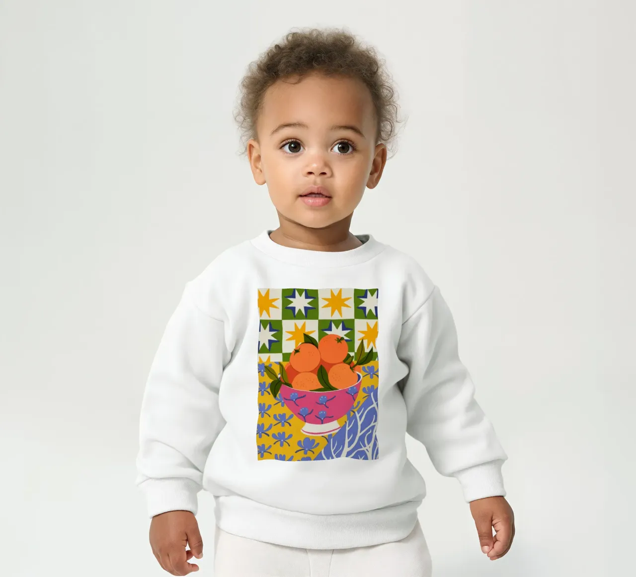 Zitrusglühen Stille Baby Sweatshirt von Prism Palette