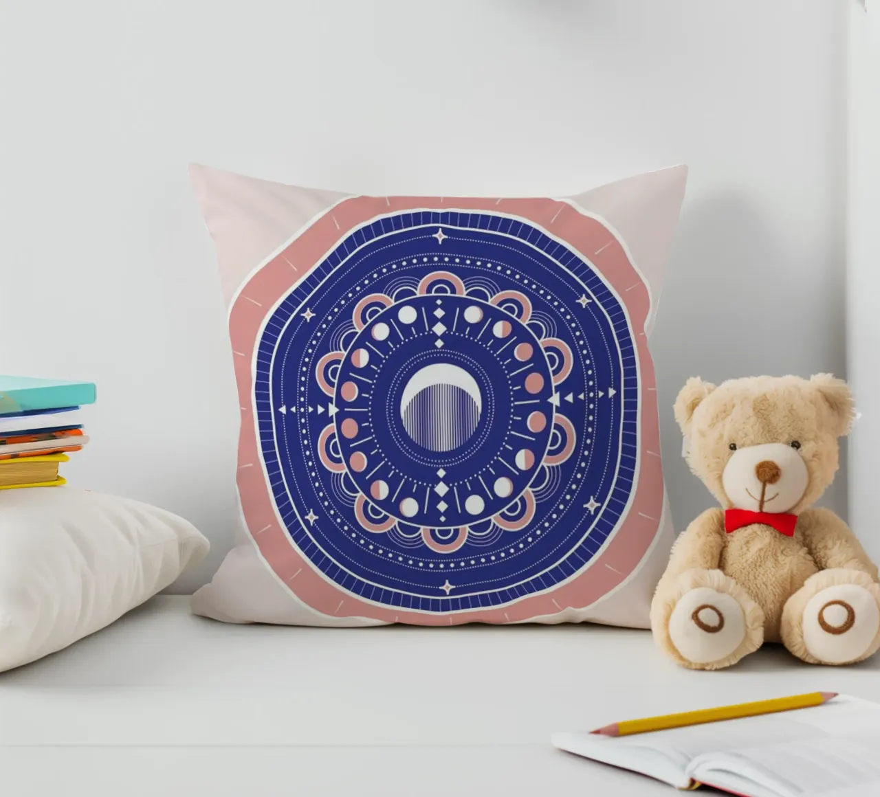 Moon Mandala cuscino da cafelab