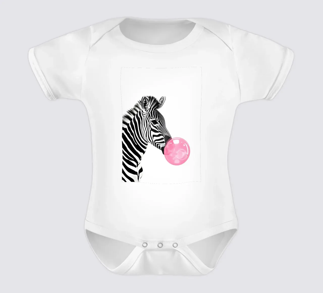 Bubble Pop Safari body neonato maniche corte da KidzStudio
