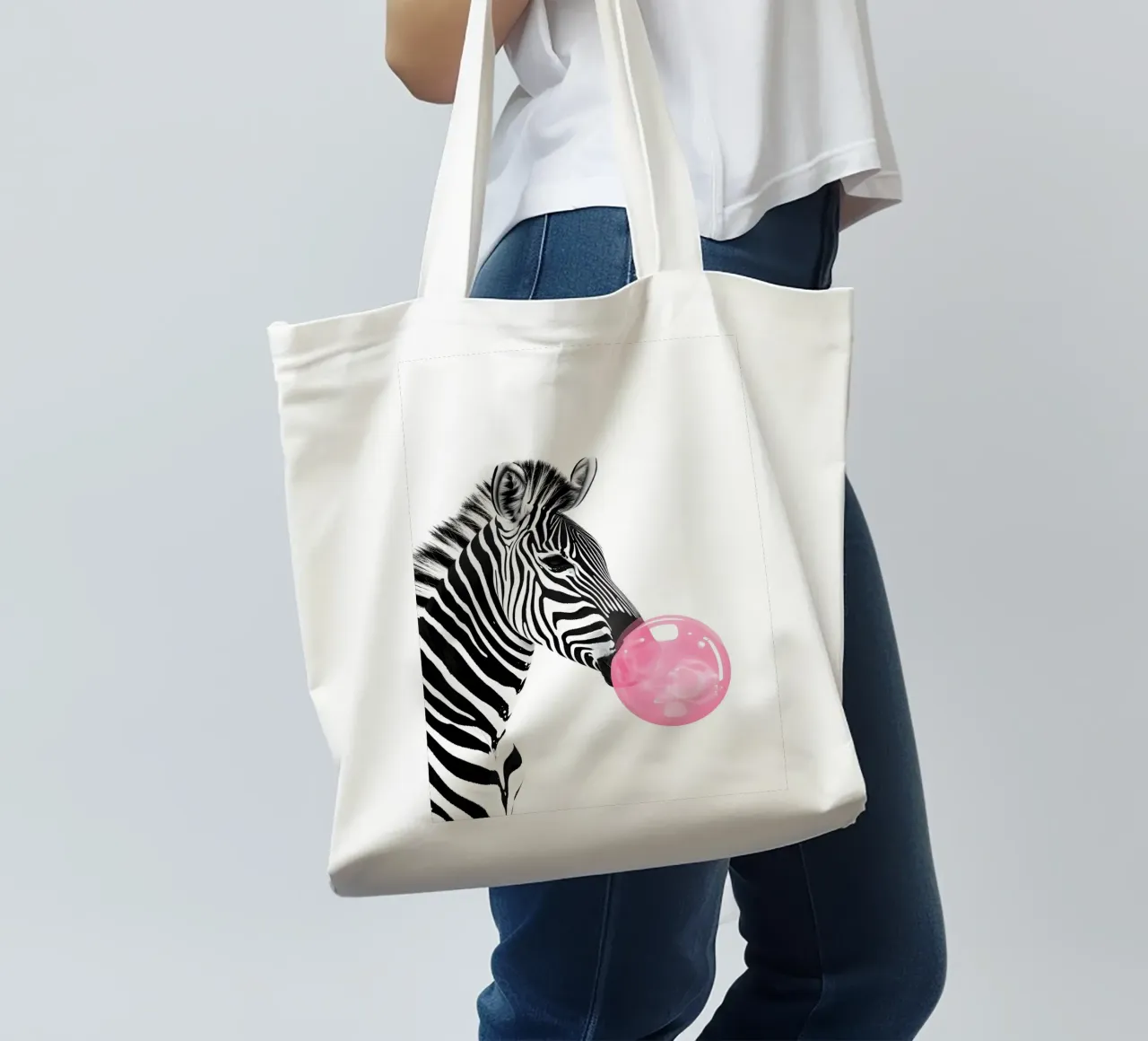 Bubble Pop Safari borsa in juta da KidzStudio
