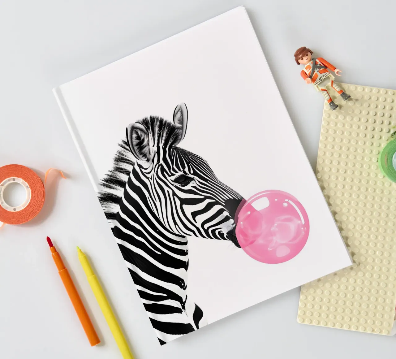 Bubble Pop Safari notebook by KidzStudio