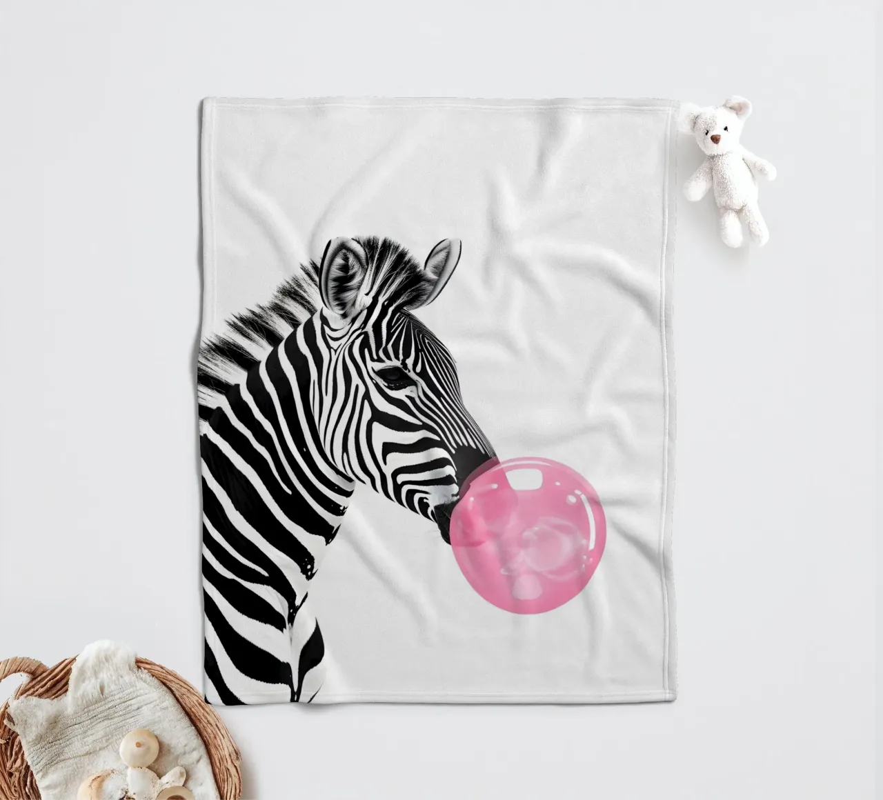 Bubble Pop Safari coperta in pile da KidzStudio