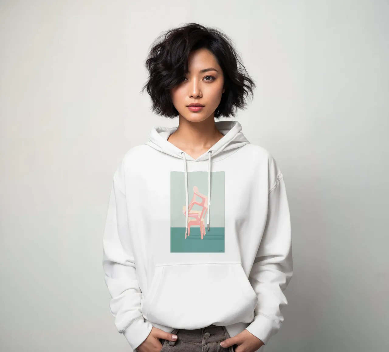 Sidde Højt felpa con cappuccio da Swen Swensøn