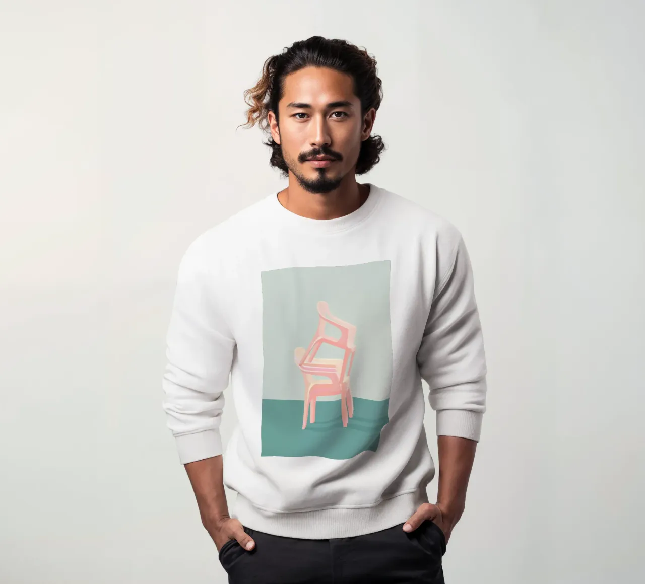 Sidde Højt sweatshirt by Swen Swensøn