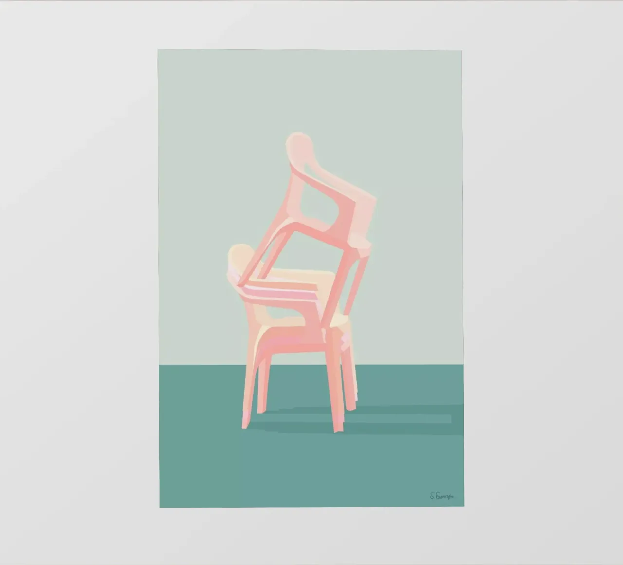 Sidde Højt pellicola backlit da Swen Swensøn