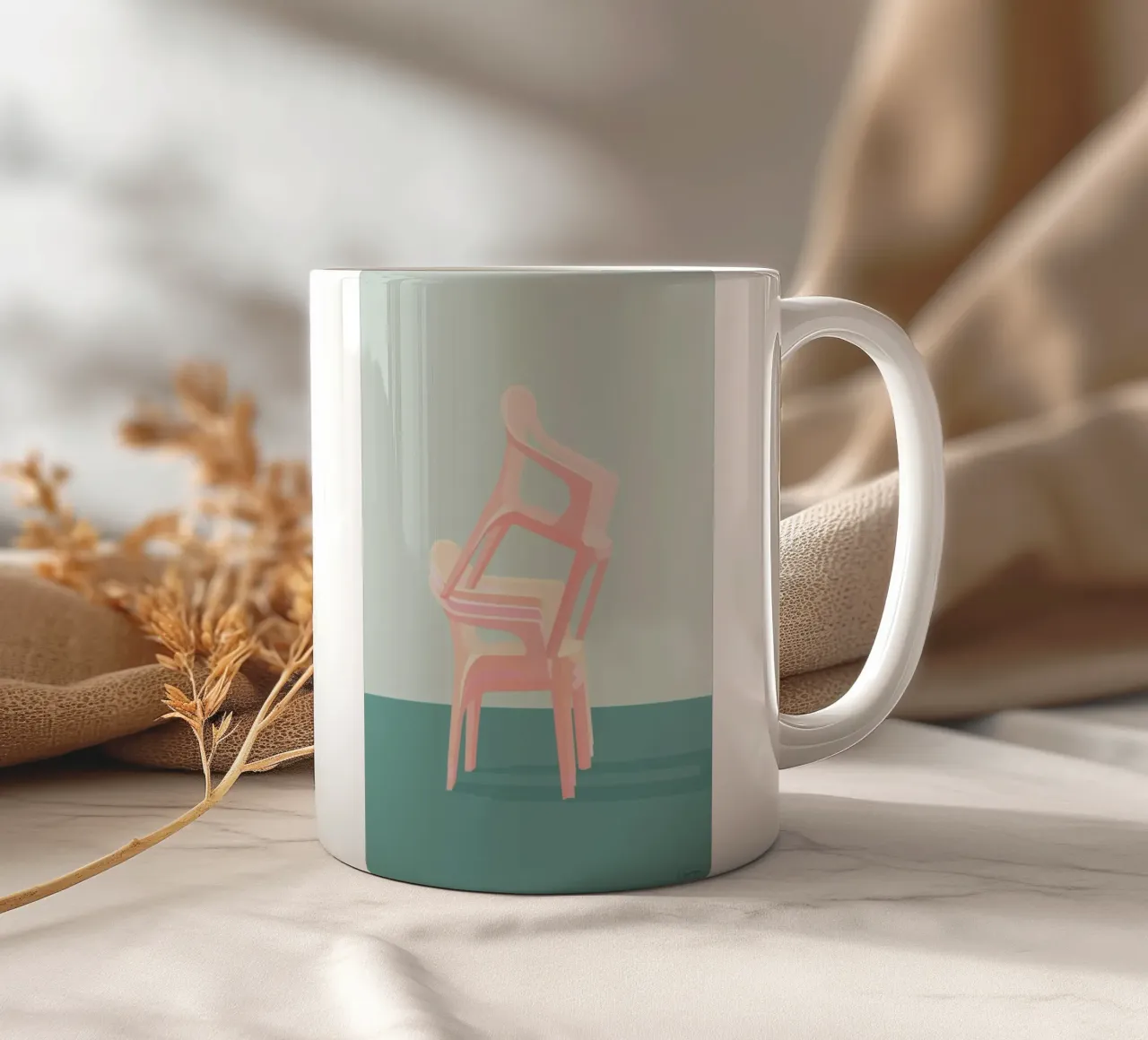 Sidde Højt tazza in ceramica da Swen Swensøn