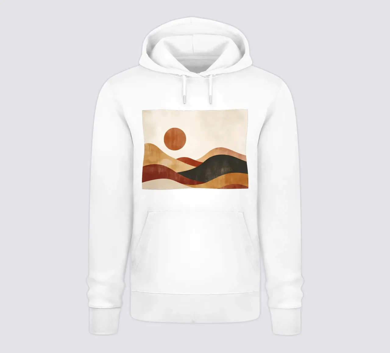 Boho Landscape felpa con cappuccio da Olga Wildrose