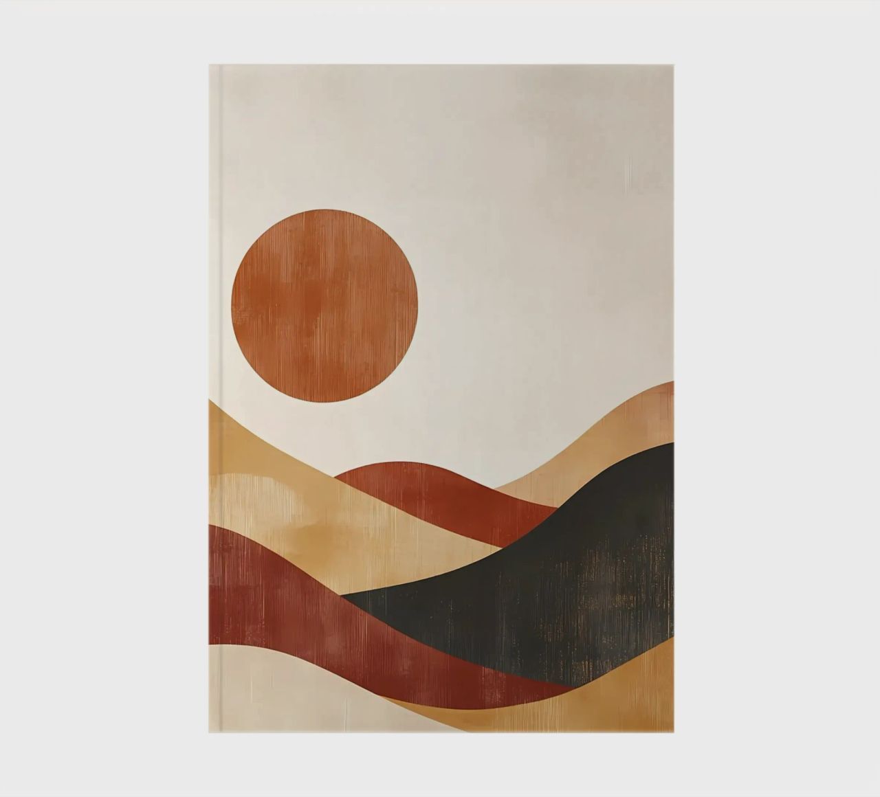 Boho Landscape notebook by Olga Wildrose