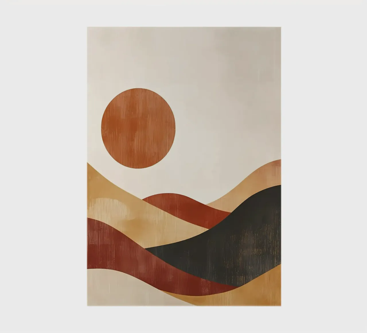 Boho Landscape Notizbuch von Olga Wildrose