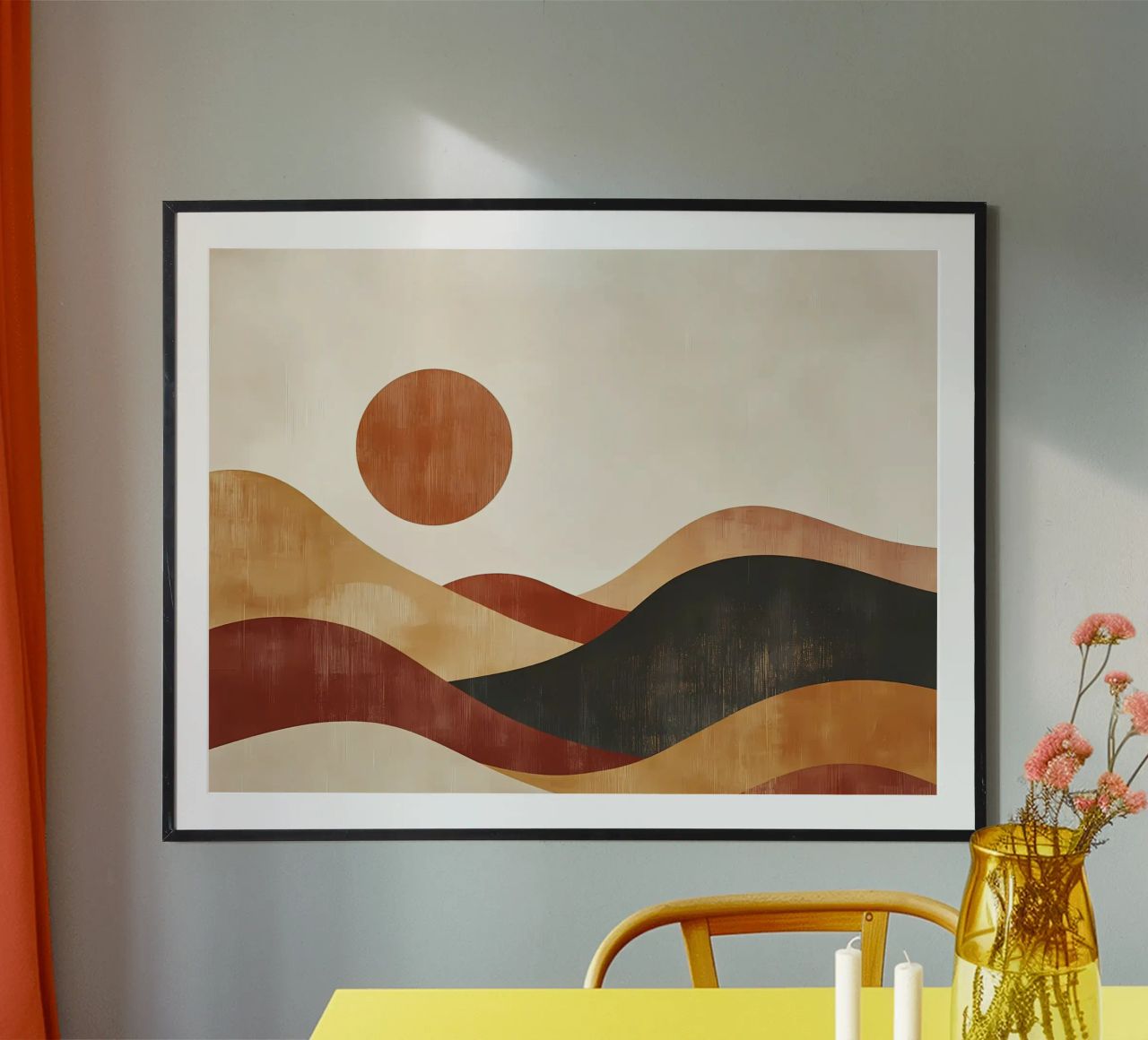 Boho Landscape poster by Olga Wildrose
