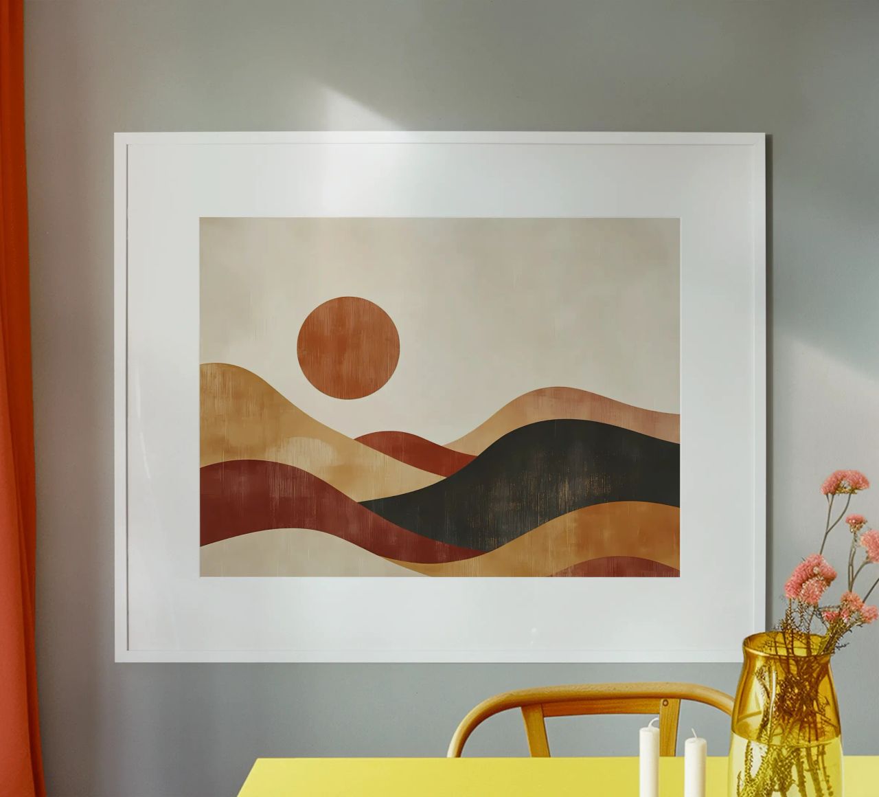 Boho Landscape poster by Olga Wildrose
