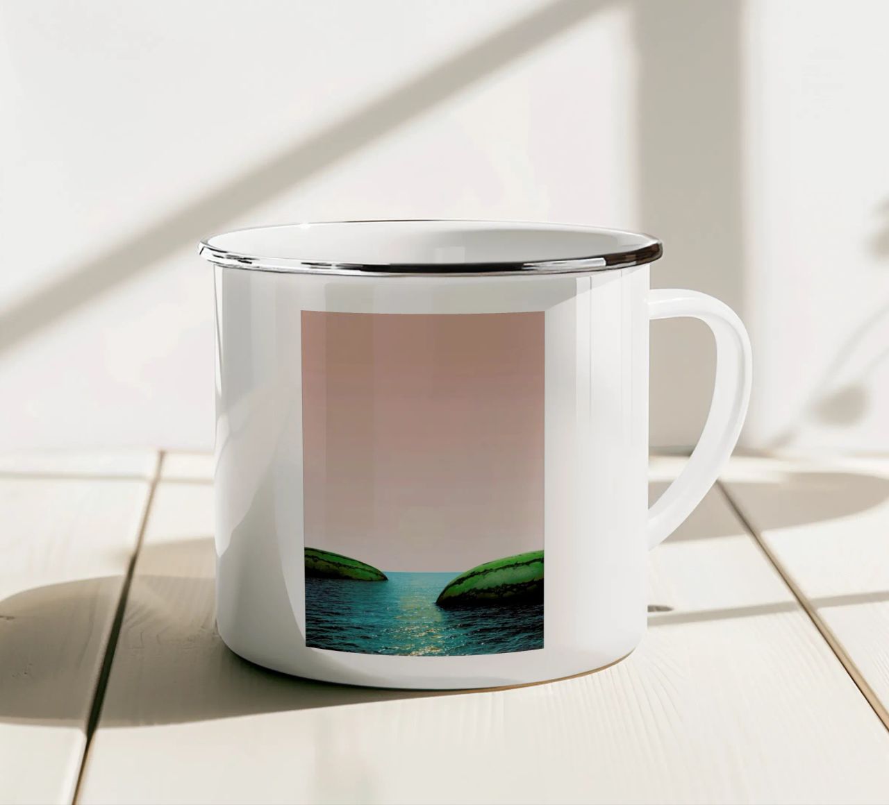 Melon Shore tazza in smalto da Lemon-apes