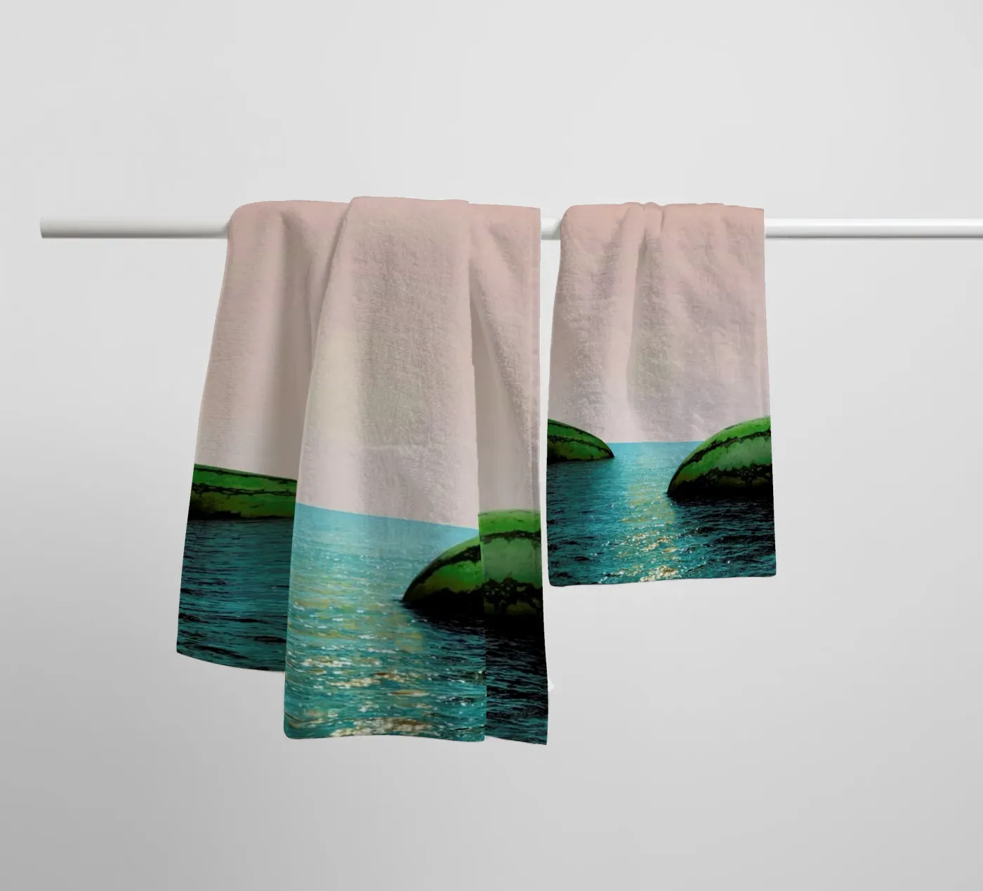 Melon Shore badhanddoek van Lemon-apes