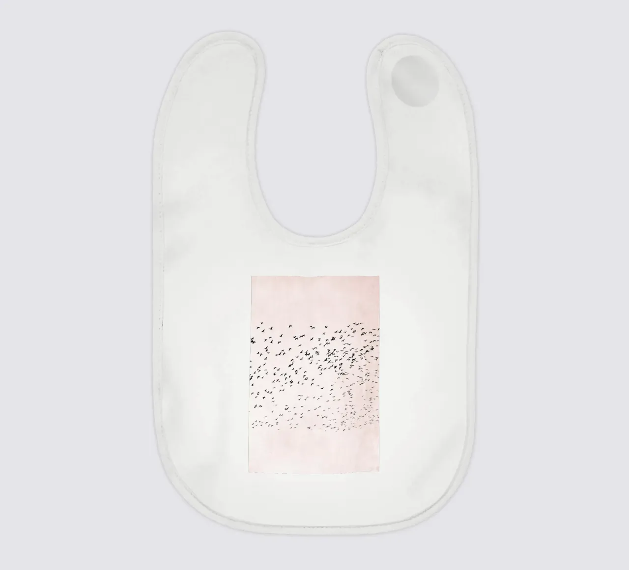 Moving On To The Sun baby bib by Kubistika