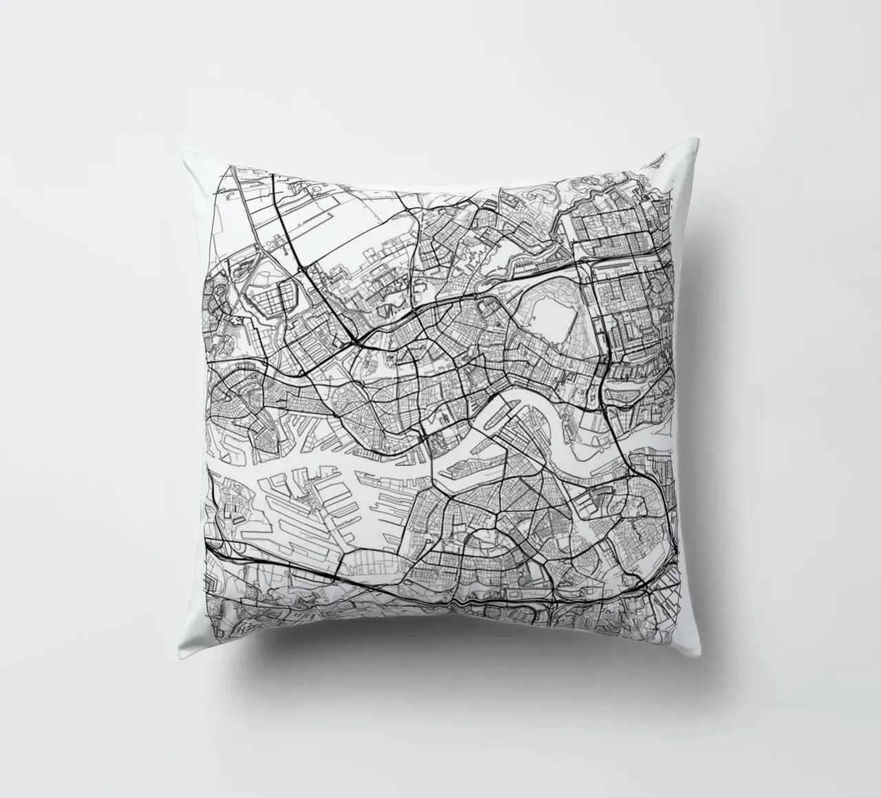 Rotterdam Minimal cuscino da Hubert Roguski