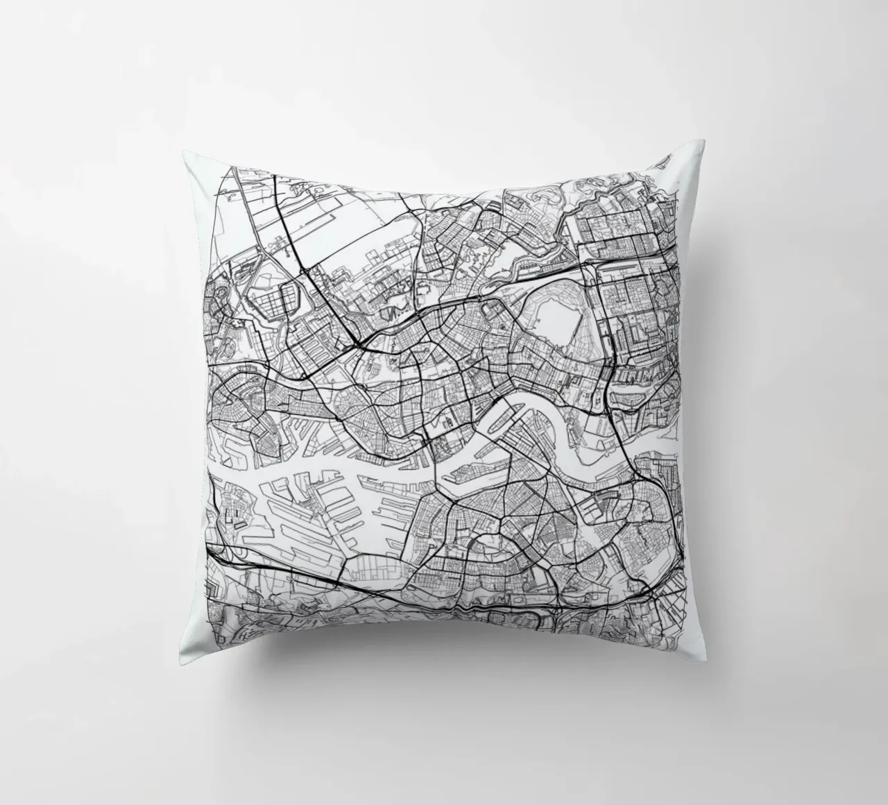 Rotterdam Minimal cuscino da Hubert Roguski