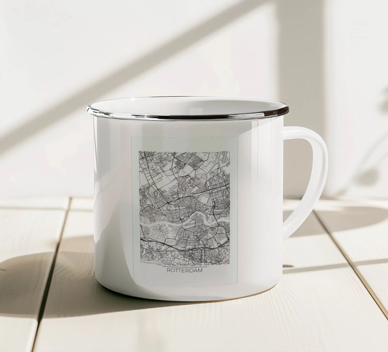 Rotterdam Minimal tazza in smalto da Hubert Roguski