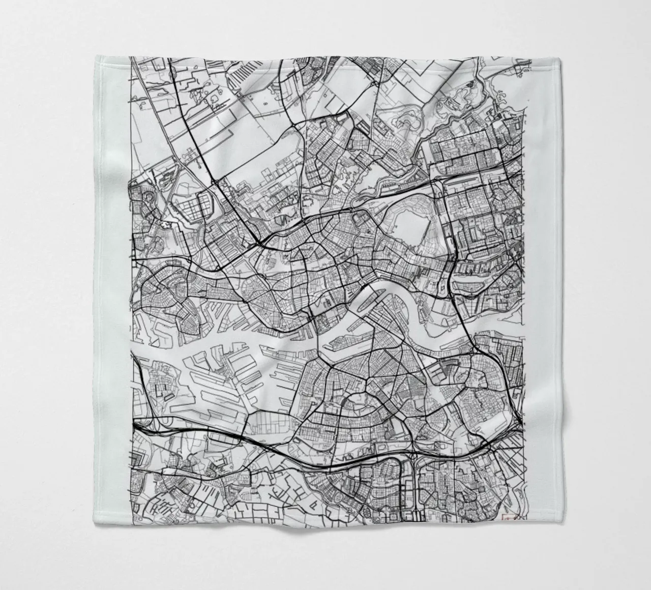 Rotterdam Minimal coperta in pile da Hubert Roguski