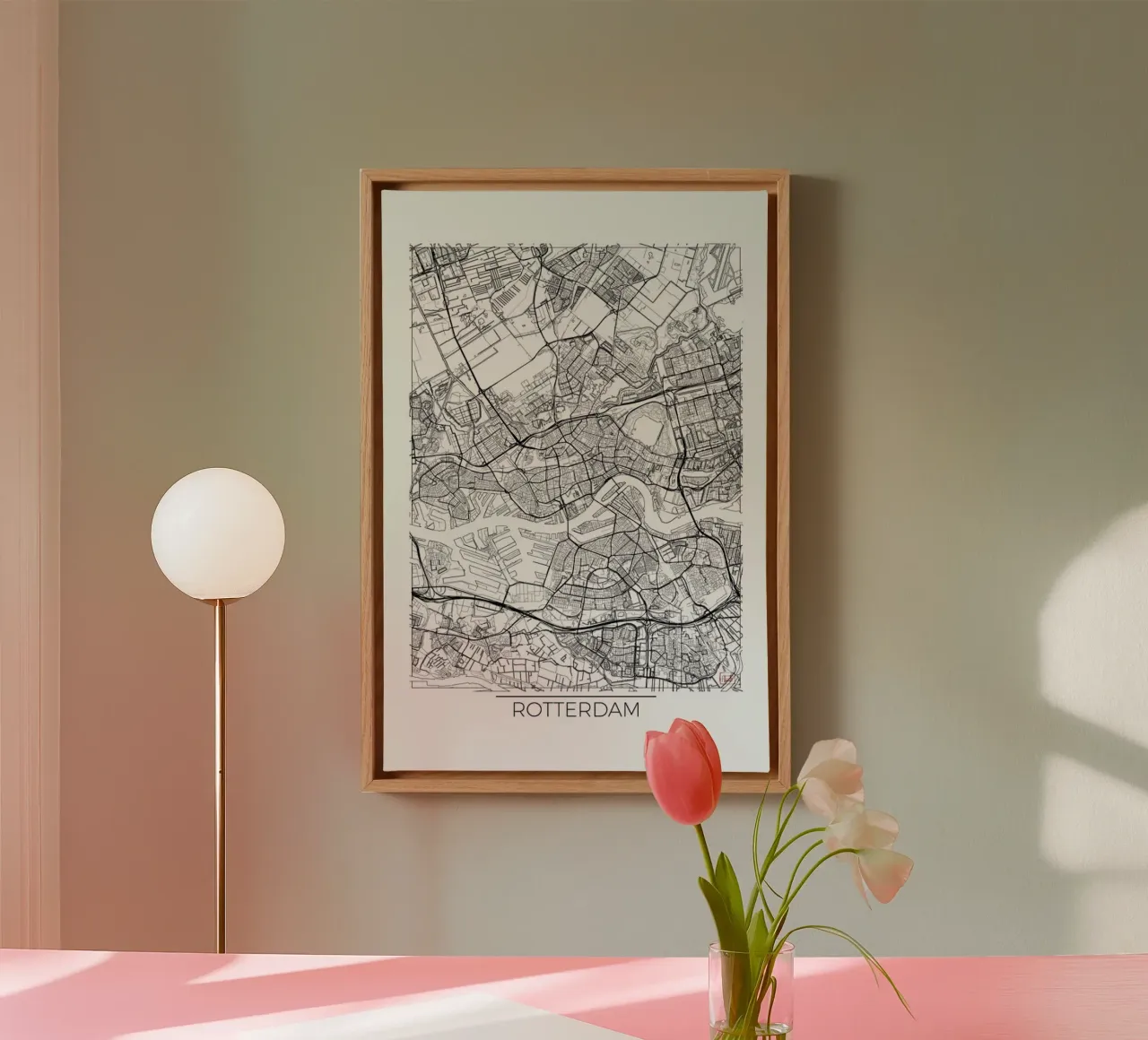 Rotterdam Minimal tela con Cornice a cassetta da Hubert Roguski