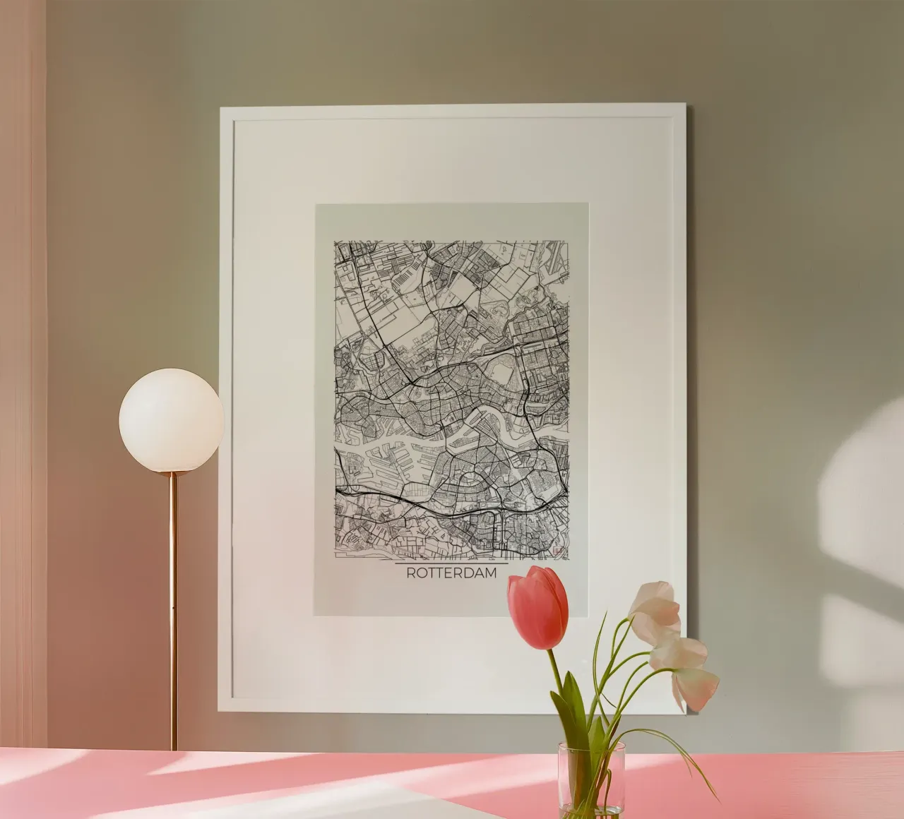 Rotterdam Minimal poster da Hubert Roguski