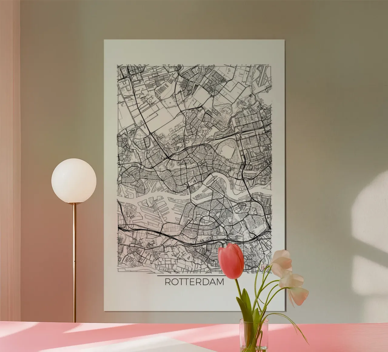 Rotterdam Minimal poster da Hubert Roguski