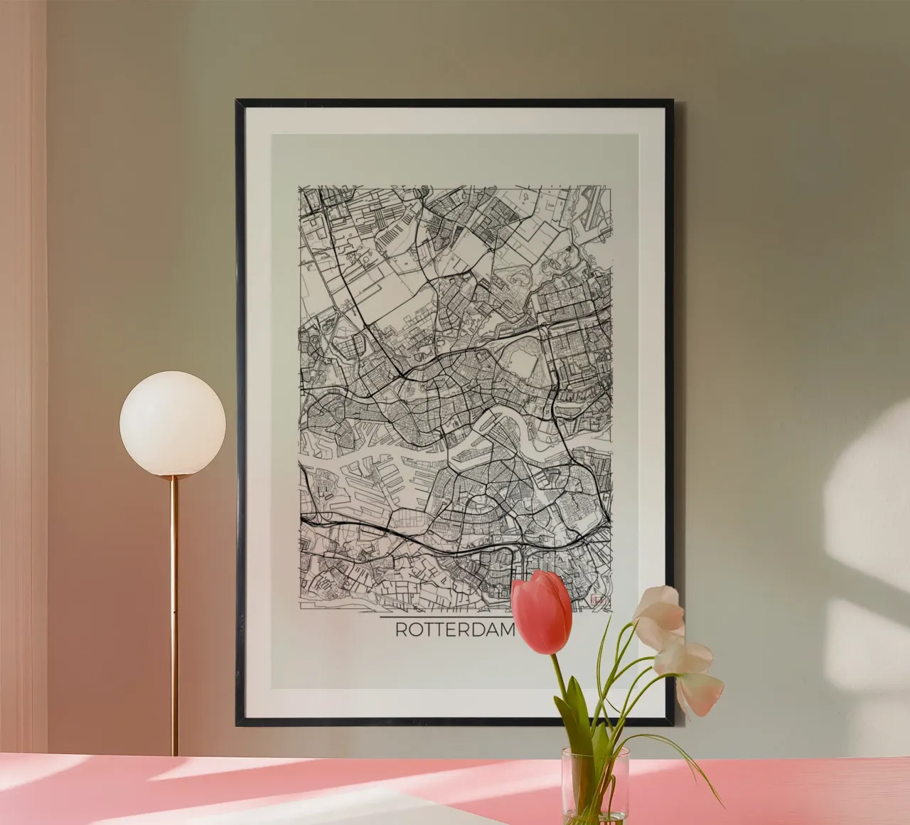 Rotterdam Minimal poster da Hubert Roguski