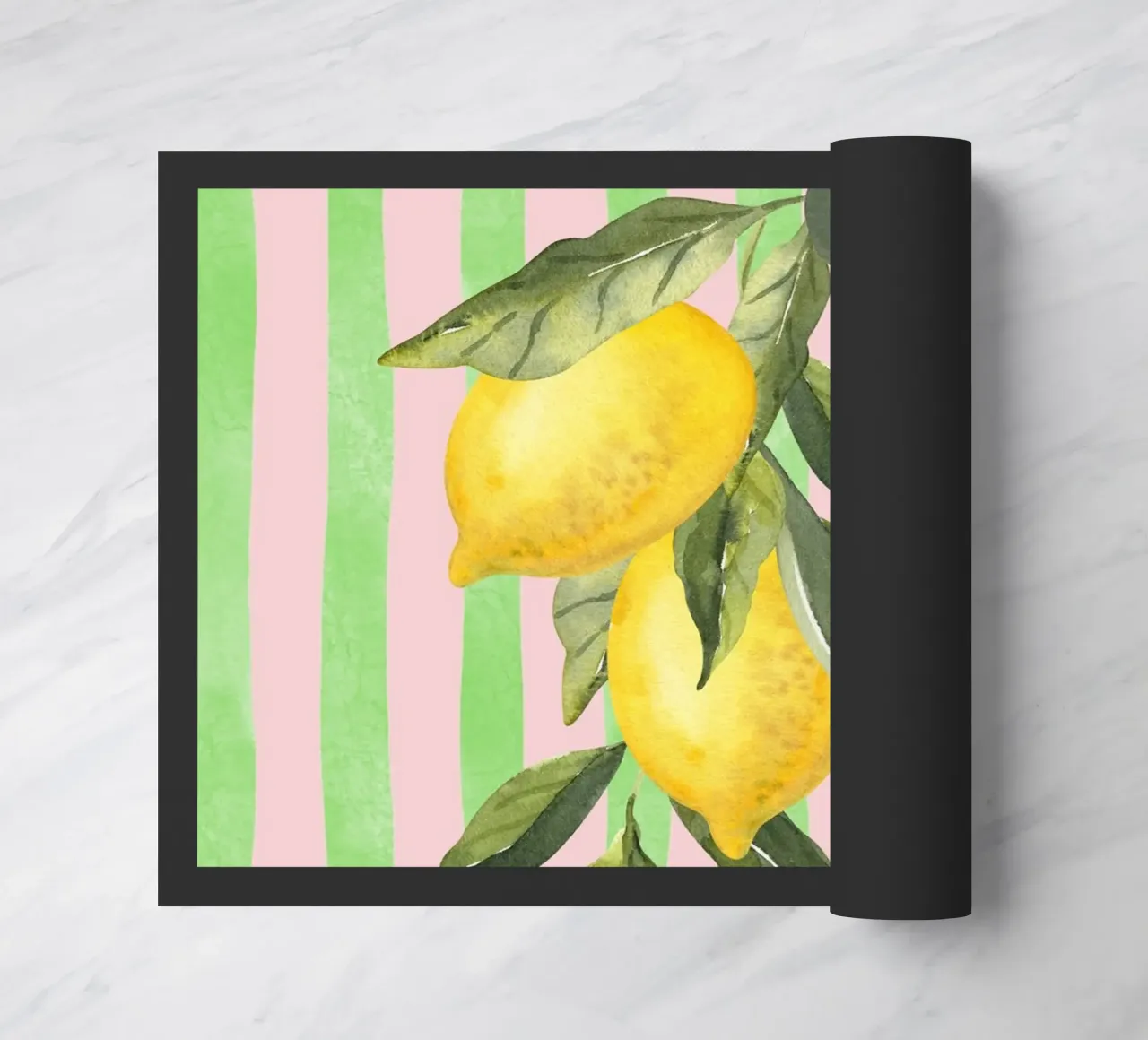 Limoni e strisce zerbino da IamHomeStudio