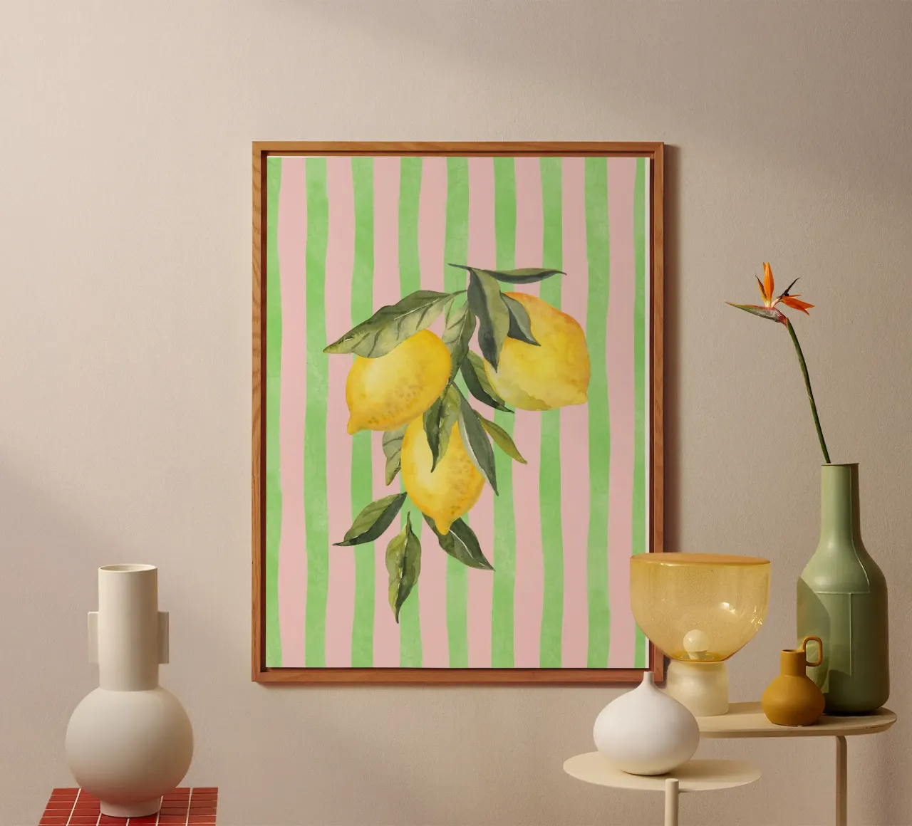 Limoni e strisce alluminio dibond da IamHomeStudio