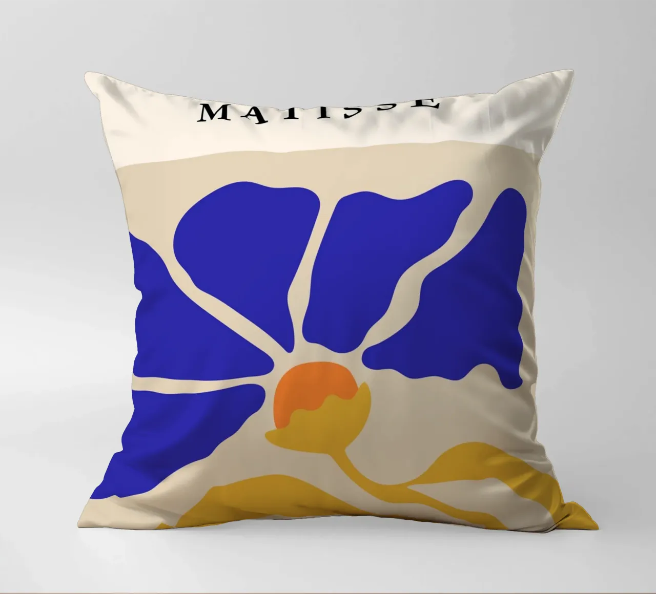 Henri Matisse-Inspired Abstract Floral Art Print cuscino da PrintCessStudio