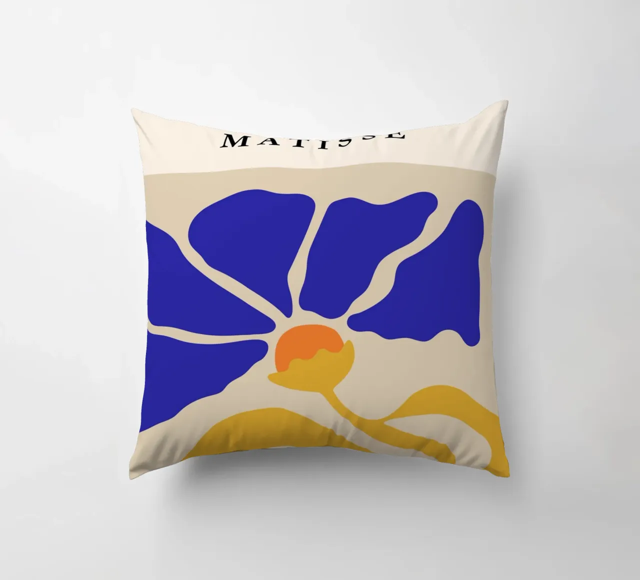Henri Matisse-Inspired Abstract Floral Art Print cuscino da PrintCessStudio