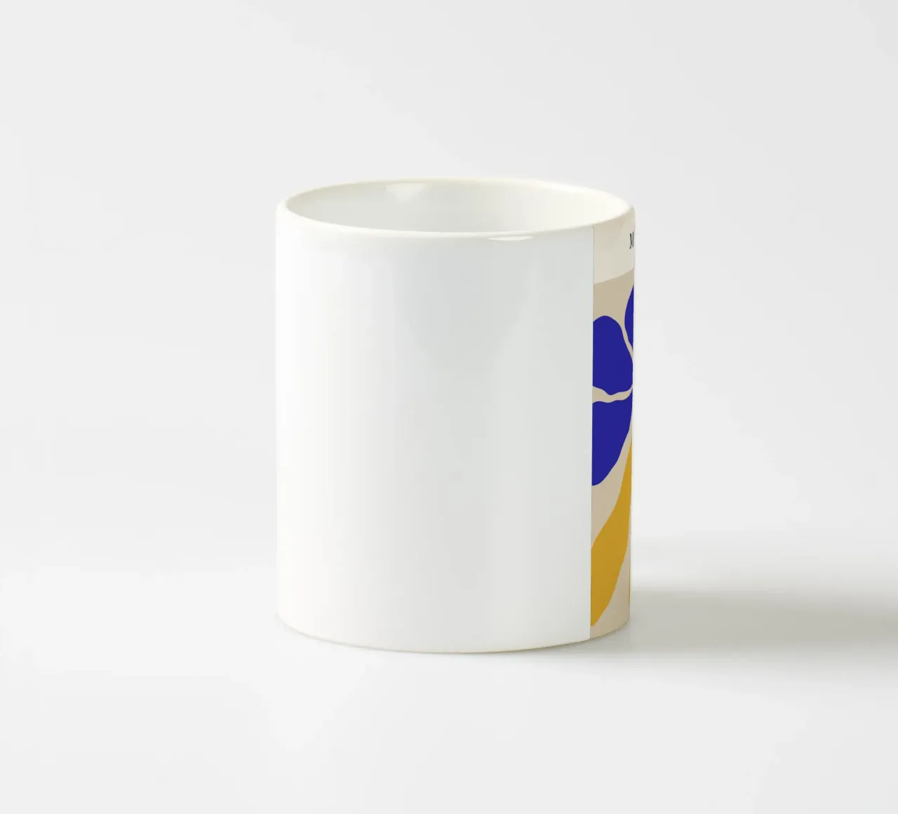 Henri Matisse-Inspired Abstract Floral Art Print tazza in ceramica da PrintCessStudio