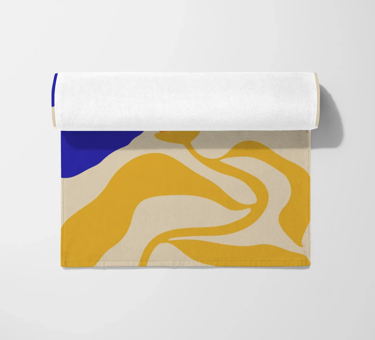 Henri Matisse-Inspired Abstract Floral Art Print telo mare da PrintCessStudio
