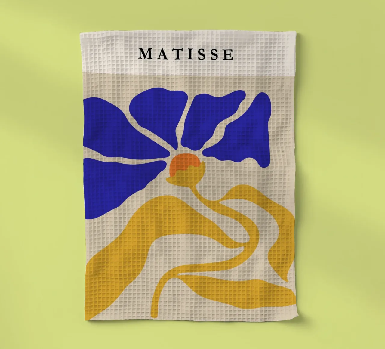 Henri Matisse-Inspired Abstract Floral Art Print canovaccio da cucina da PrintCessStudio