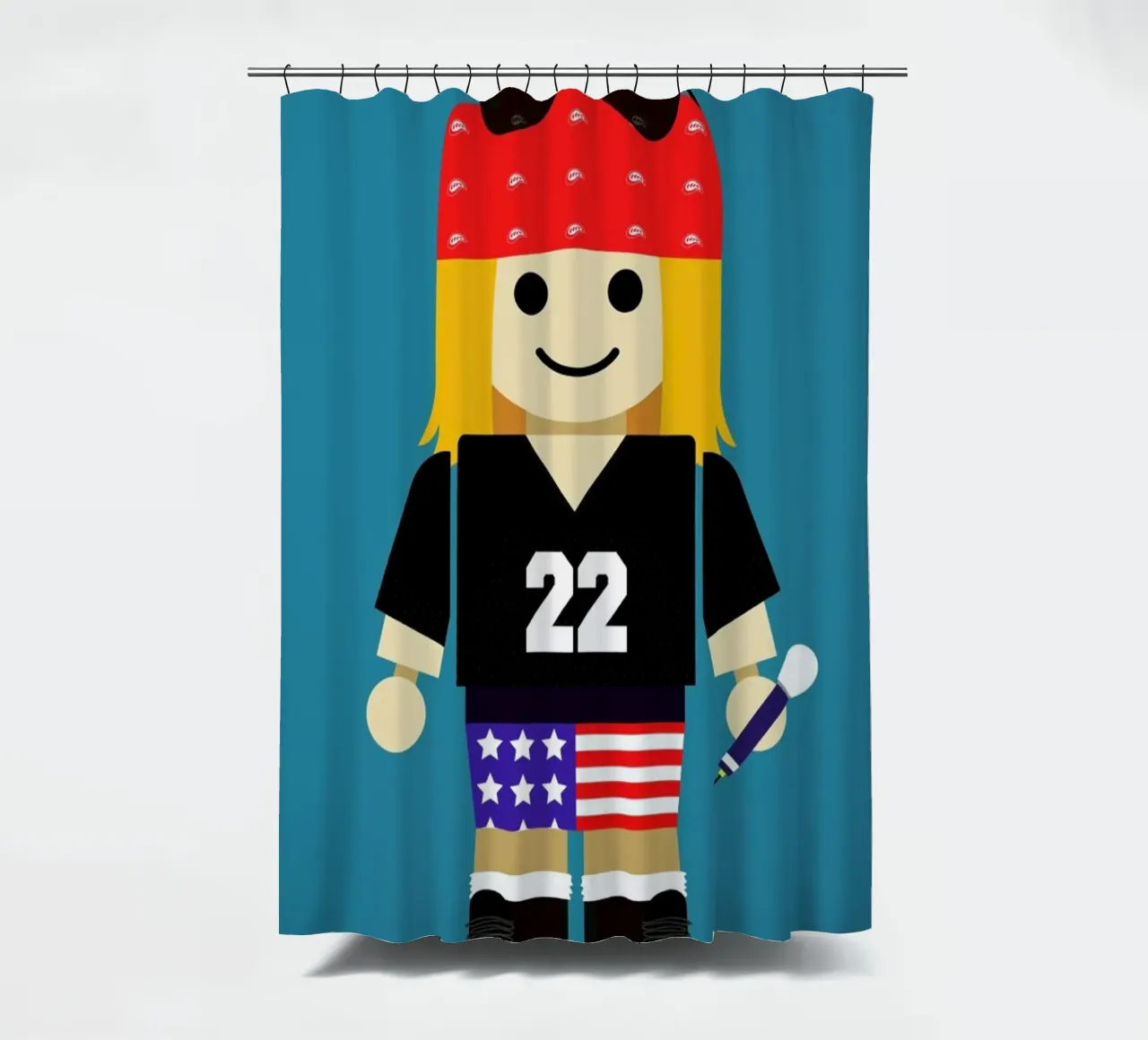 Axl Rose - Toy tenda da doccia da Rafa Gomes