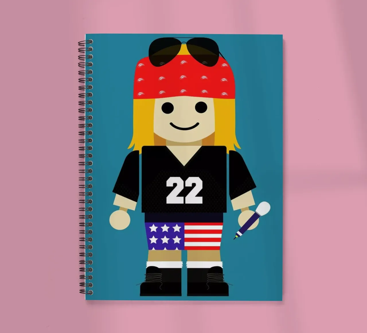 Axl Rose - Toy Ringbuch von Rafa Gomes