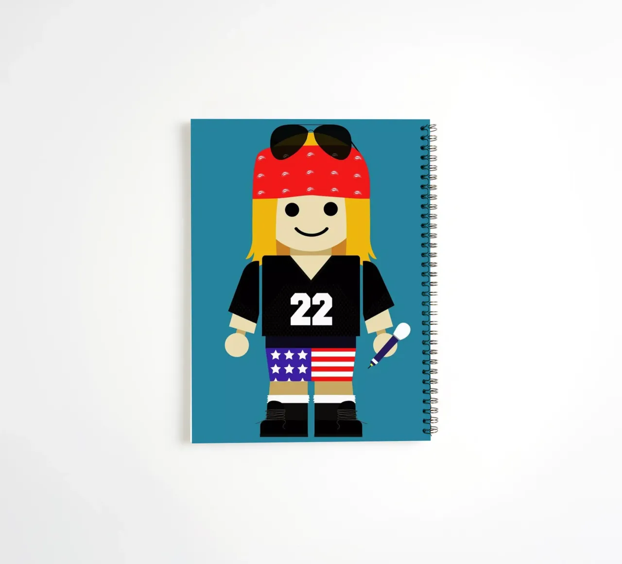 Axl Rose - Toy Ringbuch von Rafa Gomes