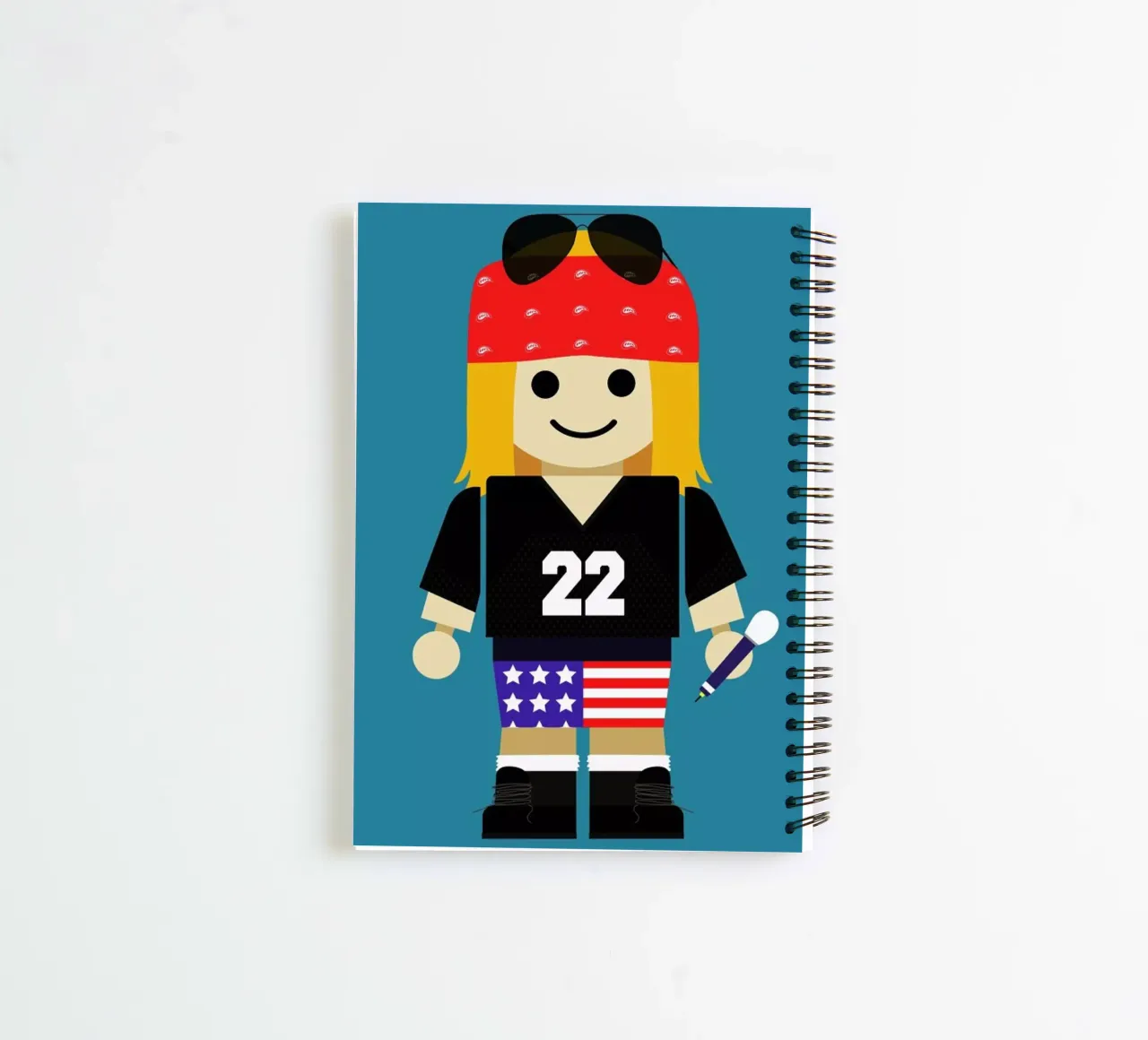 Axl Rose - Toy Ringbuch von Rafa Gomes