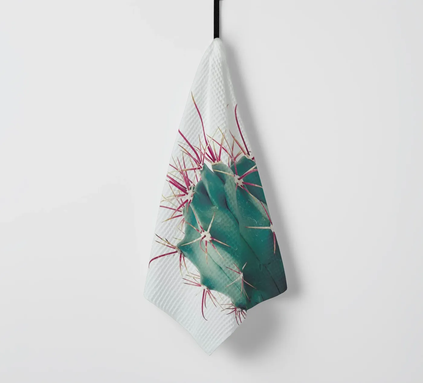 Ferocactus tea towel by Cassia Beck Photography