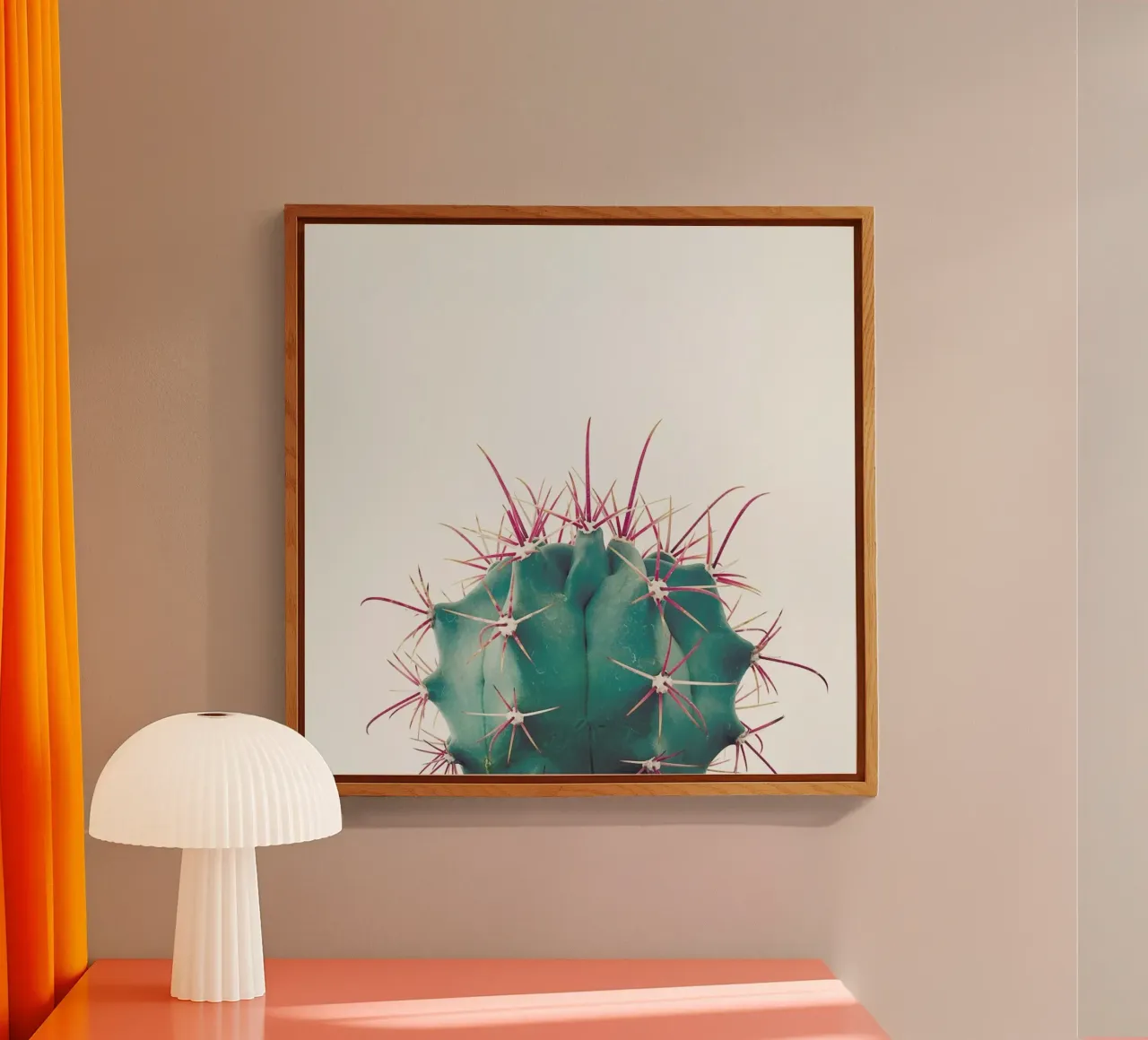 Ferocactus acrylic glass by Cassia Beck Photography