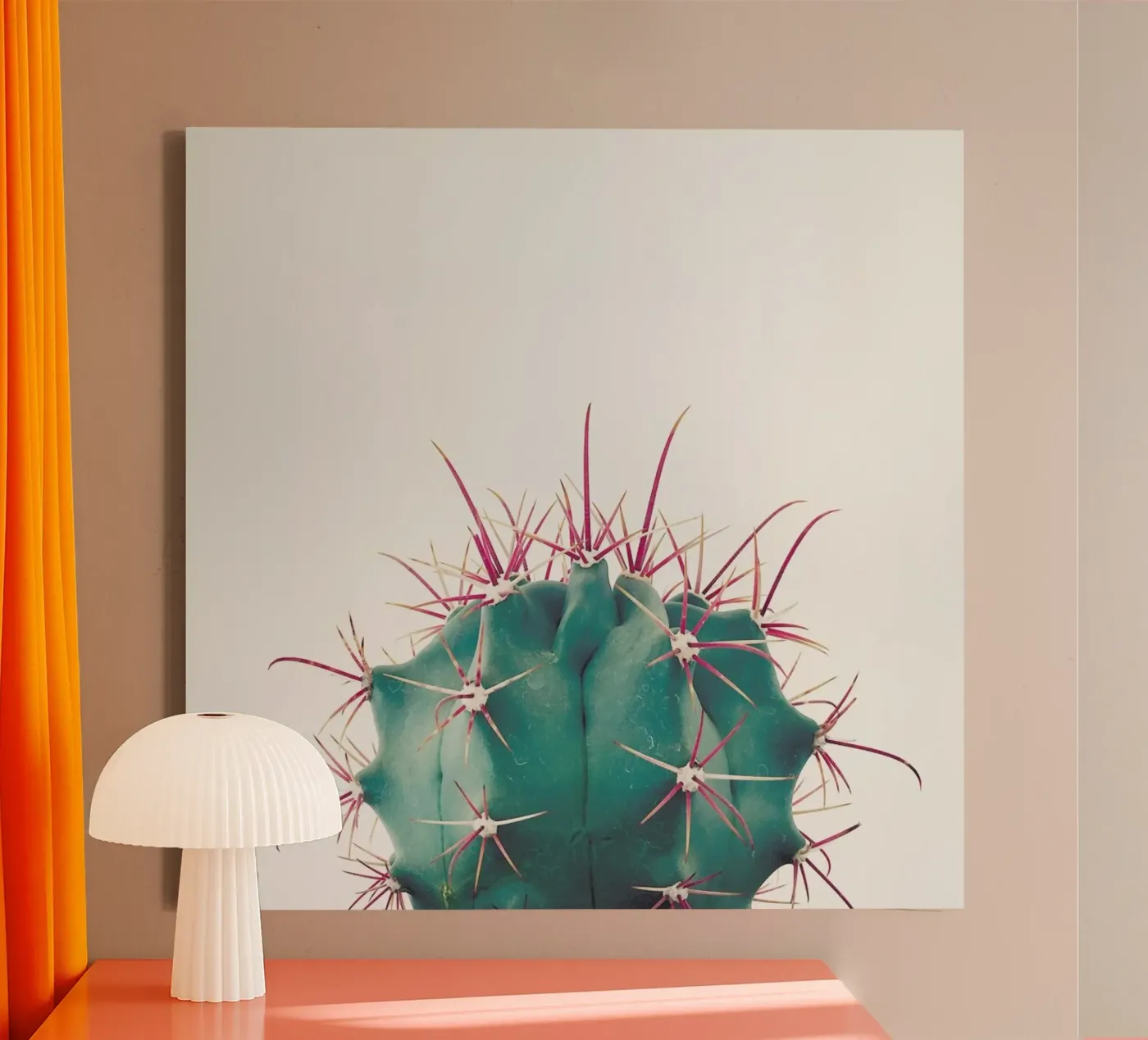 Ferocactus canvas van Cassia Beck Photography